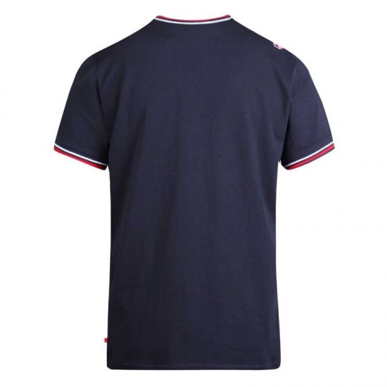 D555 Bates T-shirt Navy - T-krekli - T-krekli - 2XL-14XL
