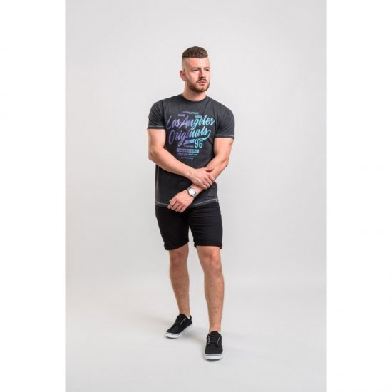D555 Simmons T-shirt Black - T-krekli - T-krekli - 2XL-14XL