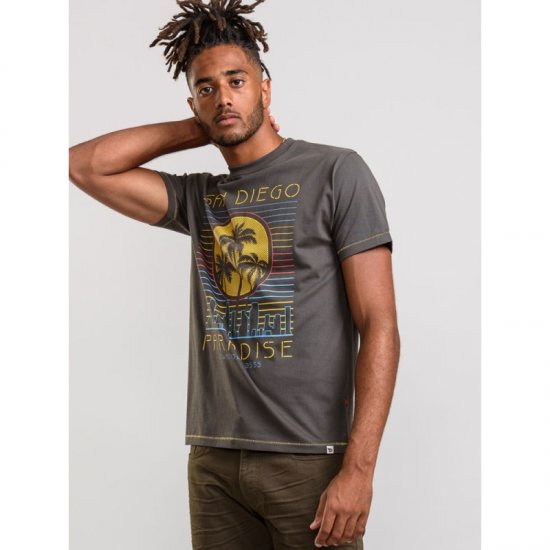 D555 Stanley T-shirt Khaki - T-krekli - T-krekli - 2XL-14XL