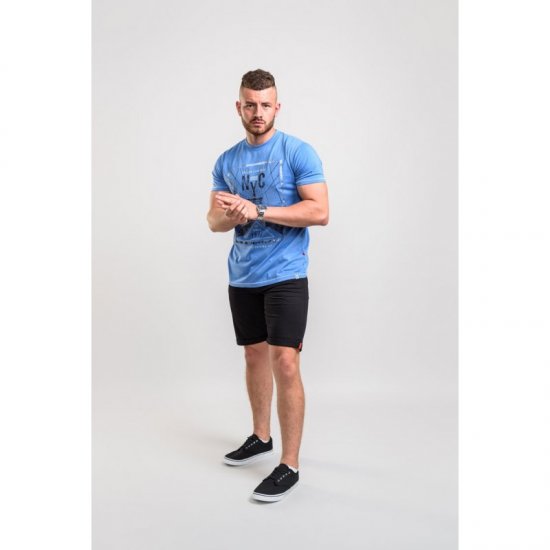D555 Monty T-shirt Blue - T-krekli - T-krekli - 2XL-14XL