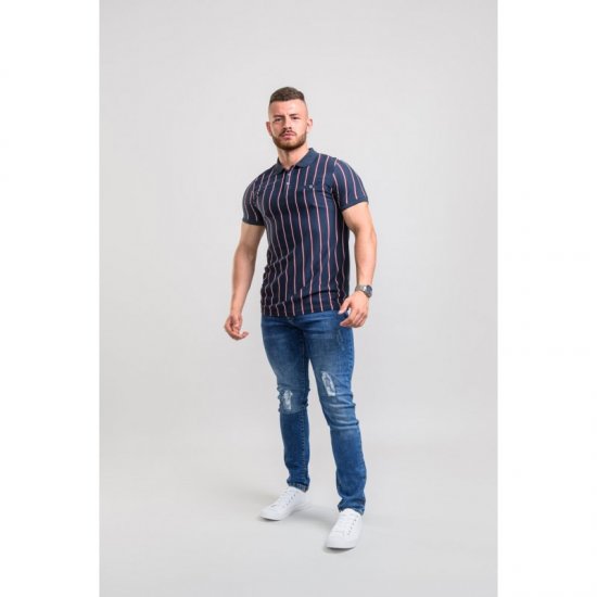 D555 Martel Polo Navy - Polo krekli - Polo krekli - 2XL-8XL