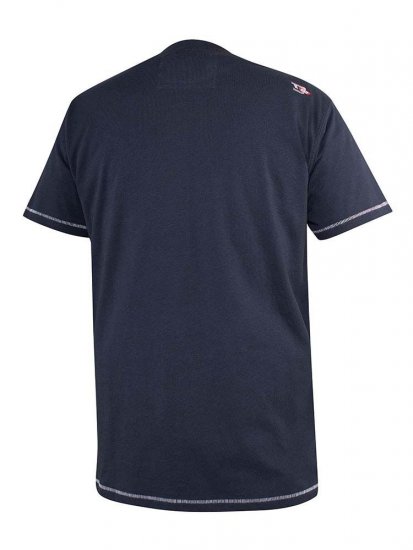 D555 Randwick San Francisco Printed T-Shirt Navy - T-krekli - T-krekli - 2XL-14XL