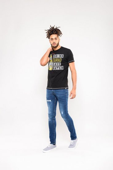 D555 Salford Save Water Drink Beer T-shirt Black - T-krekli - T-krekli - 2XL-14XL