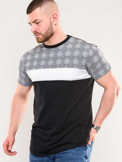 D555 Vista Couture Cut And Sew Curved Hem T-Shirt - T-krekli - T-krekli - 2XL-14XL