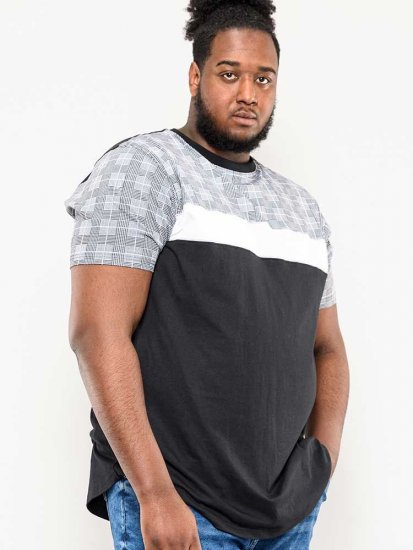 D555 Vista Couture Cut And Sew Curved Hem T-Shirt - T-krekli - T-krekli - 2XL-14XL