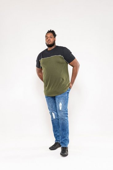 D555 Buckland Couture Cut And Sew Curved Hem T-Shirt - T-krekli - T-krekli - 2XL-14XL