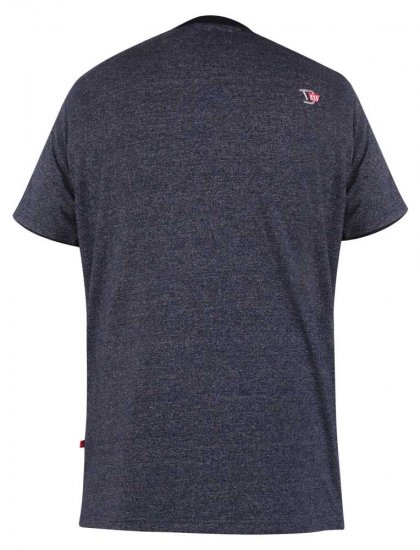 D555 Tiverton Printed Fine Stripe T-shirt - T-krekli - T-krekli - 2XL-14XL