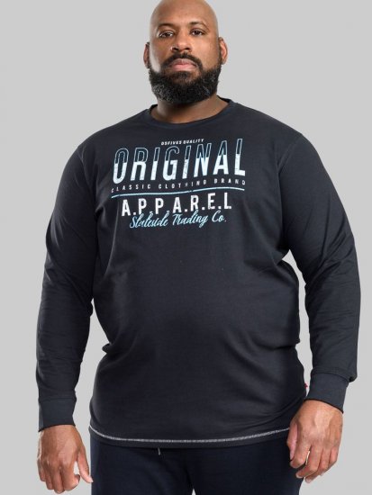 D555 Yeovil Long Sleeve T-Shirt - T-krekli - T-krekli - 2XL-14XL