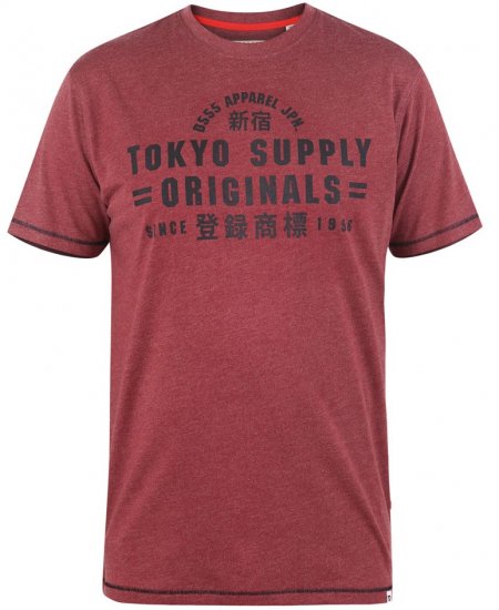D555 LINTON Printed T-Shirt - T-krekli - T-krekli - 2XL-14XL