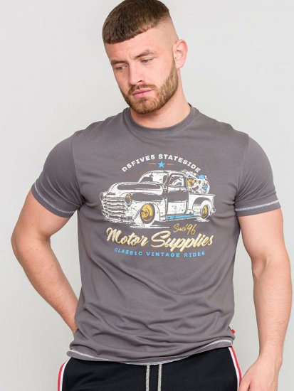 D555 BARMING Printed T-Shirt - T-krekli - T-krekli - 2XL-14XL