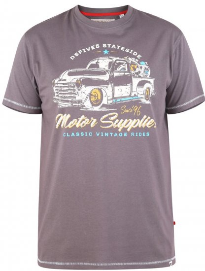 D555 BARMING Printed T-Shirt - T-krekli - T-krekli - 2XL-14XL