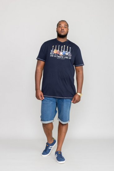 D555 PICKEMHAM Printed T-Shirt - T-krekli - T-krekli - 2XL-14XL