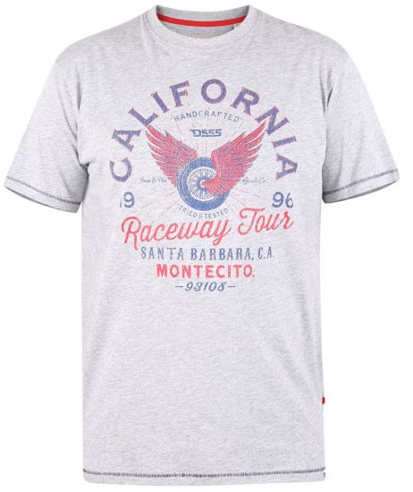 D555 BARTON Printed T-Shirt - T-krekli - T-krekli - 2XL-14XL