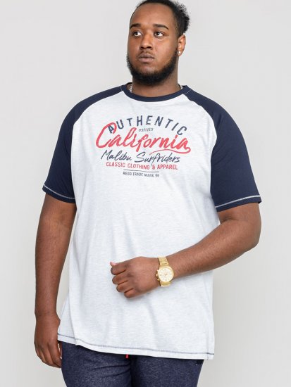 D555 SPARROW Printed T-Shirt - T-krekli - T-krekli - 2XL-14XL