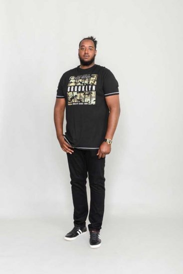D555 BRICKET Camo Brooklyn T-Shirt - T-krekli - T-krekli - 2XL-14XL