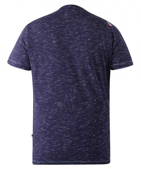 D555 Warner Guitar Printed T-Shirt Navy - T-krekli - T-krekli - 2XL-14XL