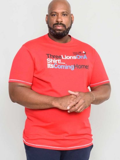 D555 LIONS England T-shirt - T-krekli - T-krekli - 2XL-14XL