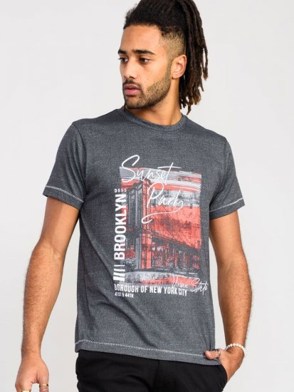 D555 Bramfield Sunset Park Brooklyn Printed T-Shirt - T-krekli - T-krekli - 2XL-14XL