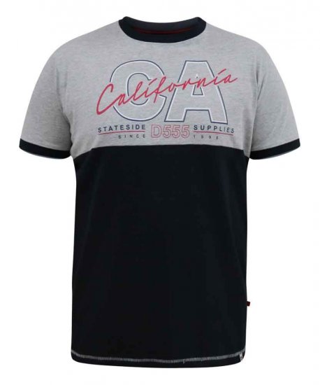 D555 Juniper California Printed T-Shirt - T-krekli - T-krekli - 2XL-14XL