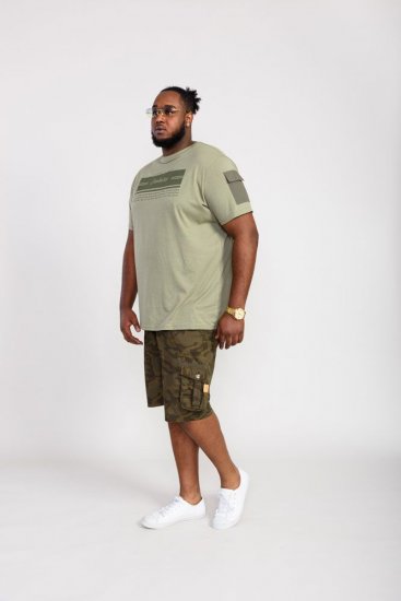 D555 Yarwell Printed T-Shirt With Sleeve Pocket - T-krekli - T-krekli - 2XL-14XL