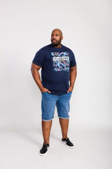 D555 Prestwick Florida Floral Printed T-Shirt - T-krekli - T-krekli - 2XL-14XL