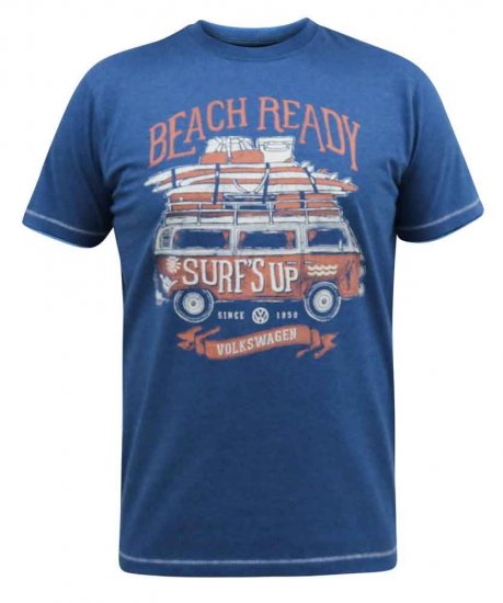D555 Tavistock Official VW Surf'S Up Printed T-Shirt - T-krekli - T-krekli - 2XL-14XL