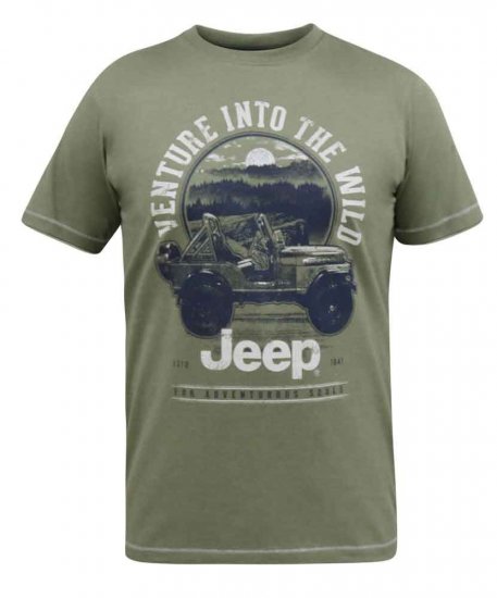D555 Hibbert Official Jeep Printed T-Shirt - T-krekli - T-krekli - 2XL-14XL