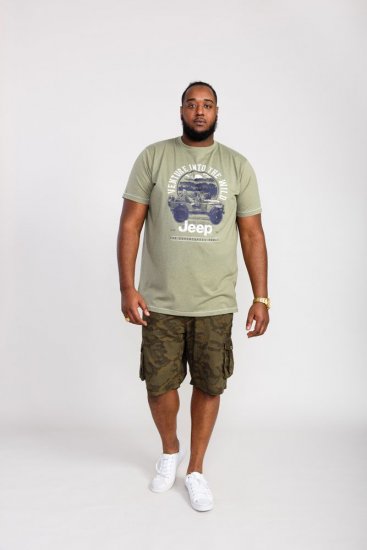 D555 Hibbert Official Jeep Printed T-Shirt - T-krekli - T-krekli - 2XL-14XL