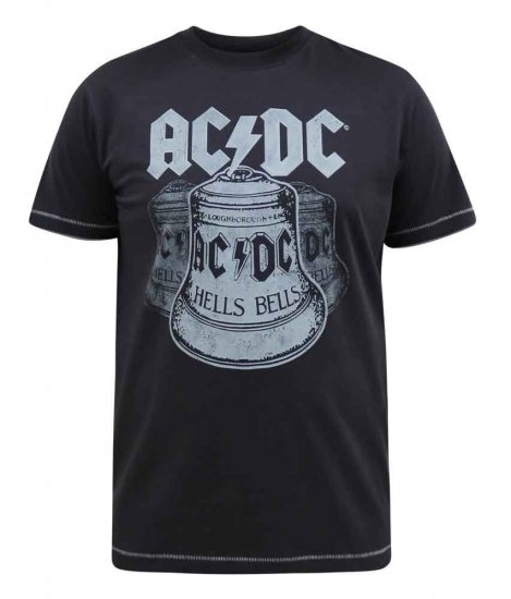 D555 Highway Official AC/DC Hells Bells Printed T- Shirt - T-krekli - T-krekli - 2XL-14XL