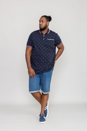 D555 SWINDON Print Polo Shirt - Polo krekli - Polo krekli - 2XL-8XL