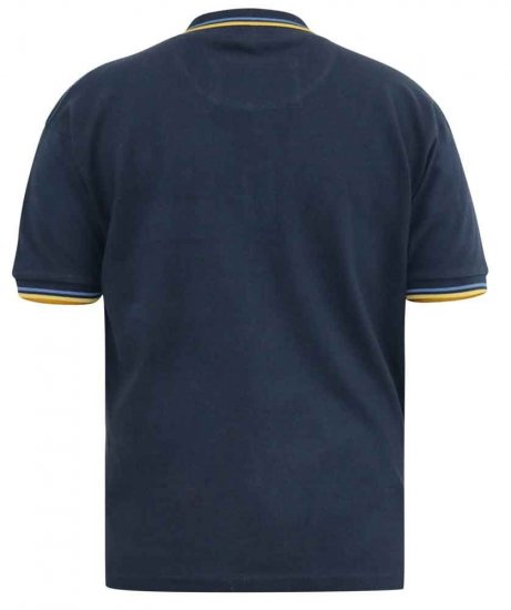D555 Hamford Pique Polo Shirt Navy - Polo krekli - Polo krekli - 2XL-8XL