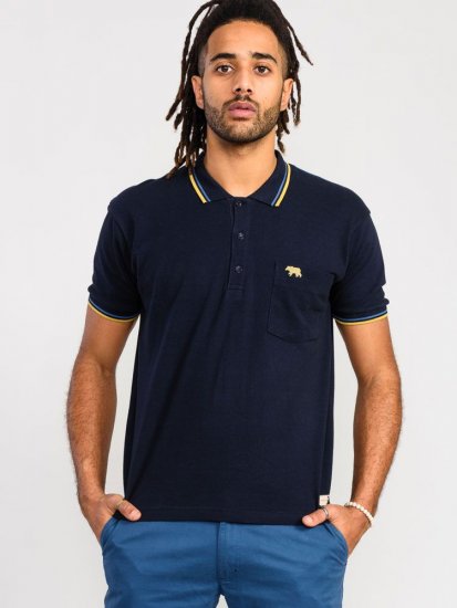 D555 Hamford Pique Polo Shirt Navy - Polo krekli - Polo krekli - 2XL-8XL