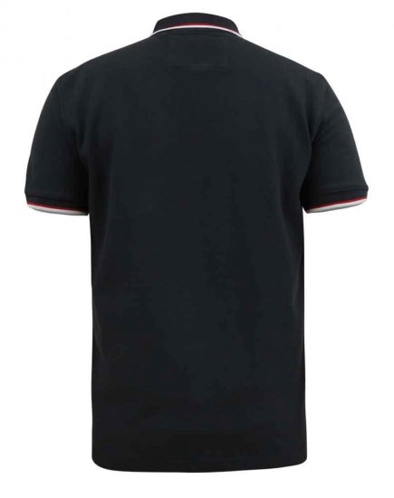 D555 Kirby Birdseye Pique Polo Black - Polo krekli - Polo krekli - 2XL-8XL