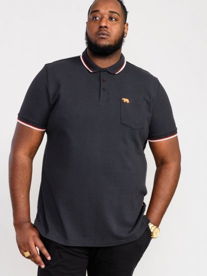 D555 Kirby Birdseye Pique Polo Black - Polo krekli - Polo krekli - 2XL-8XL