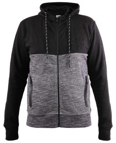 D555 Finnley Couture Hoody With Chest Embroidery Black - Džemperi un džemperi ar kapuci - Džemperi - 2XL-14XL
