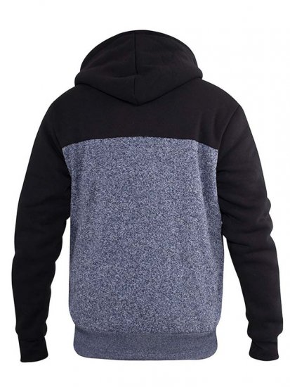 D555 Allen Zip Through Hoody With Sherpa Lining - Džemperi un džemperi ar kapuci - Džemperi - 2XL-14XL