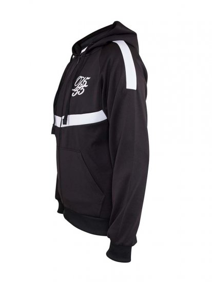 D555 Bristol Couture Zip Through Hoody Black - Džemperi un džemperi ar kapuci - Džemperi - 2XL-14XL