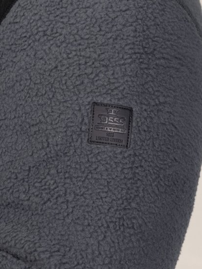 D555 Daly Quarter Zip Fleece Sweatshirt Melna/Pelēka - Džemperi un džemperi ar kapuci - Džemperi - 2XL-14XL