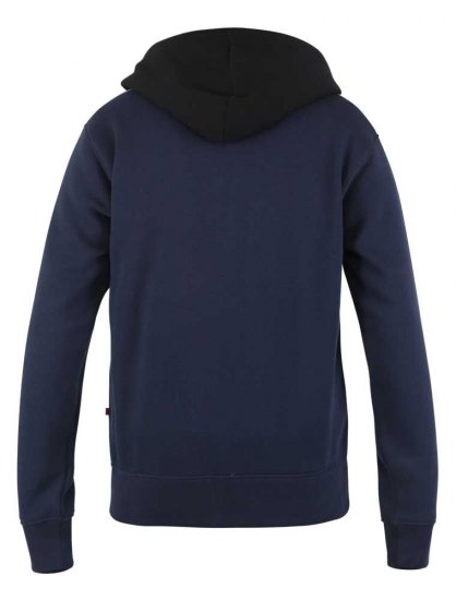 D555 Silverton Contrast Panneled Hoodie Navy - Džemperi un džemperi ar kapuci - Džemperi - 2XL-14XL