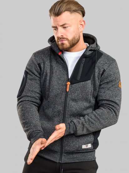 D555 Crofton Hoodie With Sherpa Lining - Džemperi un džemperi ar kapuci - Džemperi - 2XL-14XL