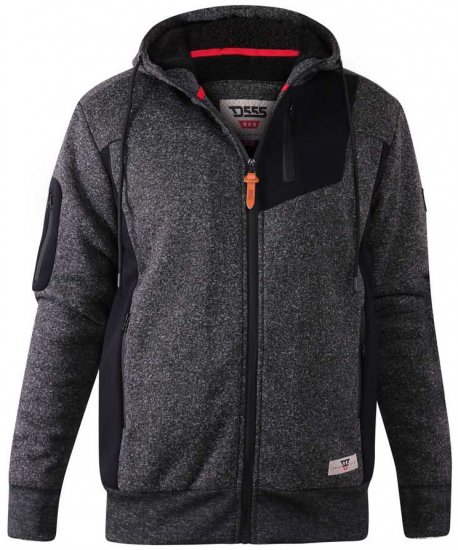 D555 Crofton Hoodie With Sherpa Lining - Džemperi un džemperi ar kapuci - Džemperi - 2XL-14XL