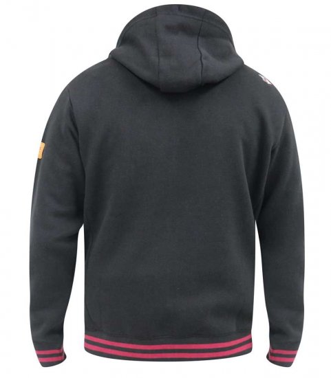 D555 Patrick Full Zip Hoody With 'Motorcycle' Chest Print - Džemperi un džemperi ar kapuci - Džemperi - 2XL-14XL