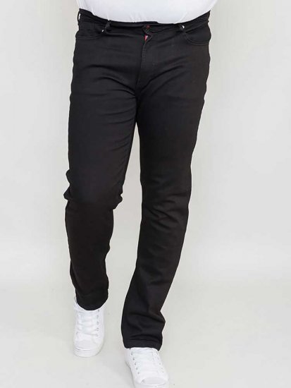 Duke Balfour Relaxed Comfort Fit Stretch Jeans With Elasticated Waist Black - Džinsi un bikses - Džinsi un Bikses - W40-W70