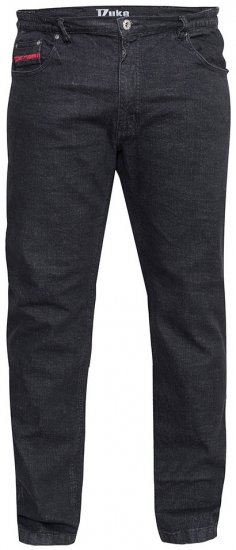 Duke Balfour Relaxed Comfort Fit Stretch Jeans With Elasticated Waist Black - Džinsi un bikses - Džinsi un Bikses - W40-W70