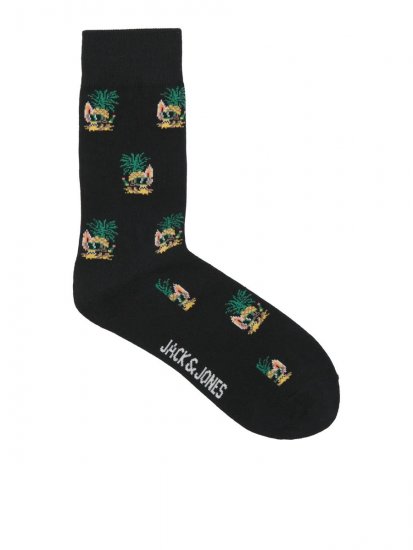 Jack & Jones Pineapple Skulls Zeķes Melns 3-pack - Apakšveļa un peldšorti - Apakšveļa - 2XL-8XL