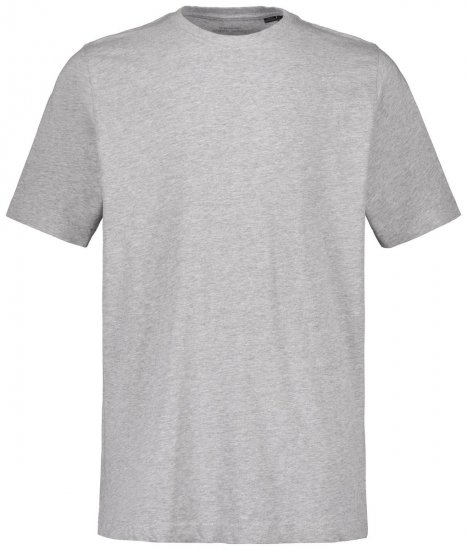 JP1880 702558 T-krekls ar apaļu kakla izgriezumu Pelēks melanžs - T-krekli - T-krekli - 2XL-14XL