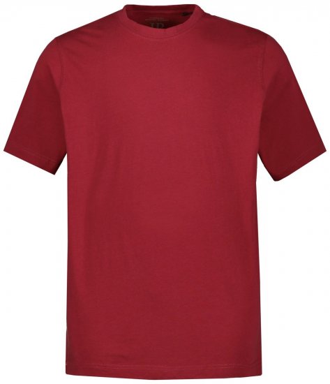 JP1880 702558 T-krekls ar apaļu kakla izgriezumu Tumši sarkans - T-krekli - T-krekli - 2XL-14XL