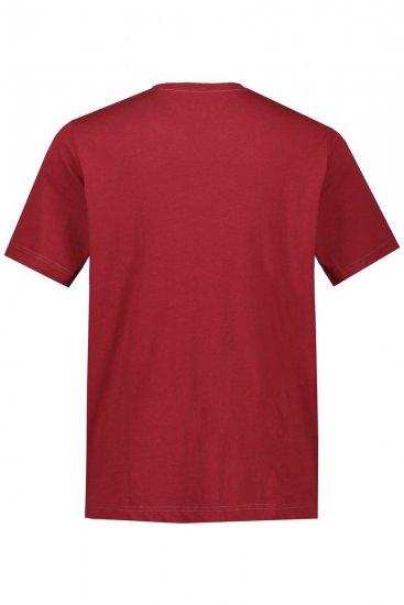 JP1880 702558 T-krekls ar apaļu kakla izgriezumu Tumši sarkans - T-krekli - T-krekli - 2XL-14XL