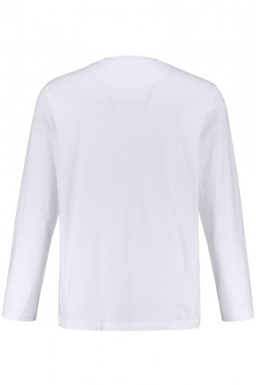 JP1880 702559 T-krekls ar garām piedurknēm Balts - T-krekli - T-krekli - 2XL-14XL