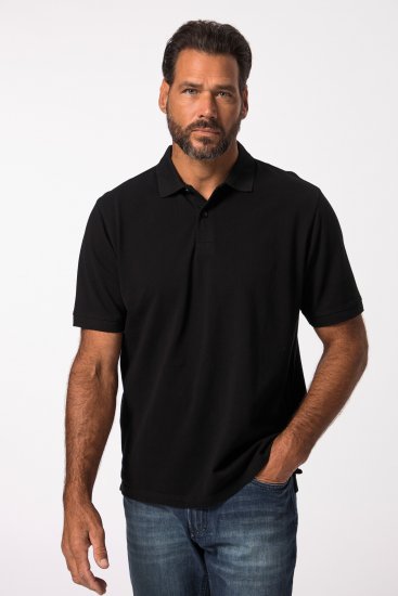JP1880 702560 Kokvilnas polo krekls Melns - Polo krekli - Polo krekli - 2XL-8XL